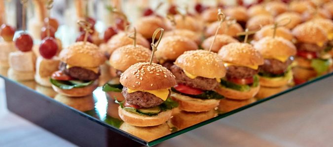 corporate catering burger